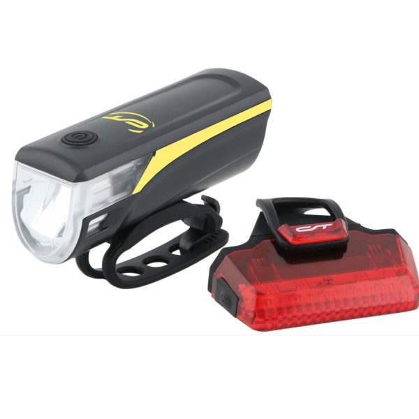 CONTEC Batterie-LED-Leuchtenset "Speed-LED" schwarz / neoyellow