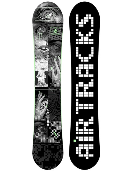 Snowboard Set Herren Snowboard Pixel Bomb Carbon Zero Rocker